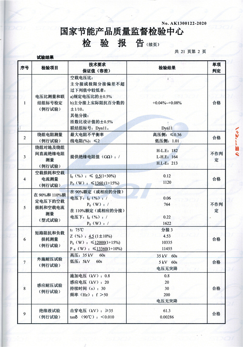 高低压试验报告-S11-1250东明东明东明油浸式变压器-2.jpg